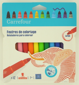 Carrefour 12 Pennarelli punta larga