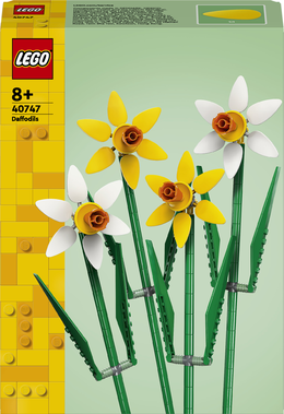 LEGO Botanicals 40747 Narcisi, Fiori Finti per Bambine e Bambini 8+ Anni, Bouquet Regalo per Donna, Uomo, Ragazza o Ragazzo