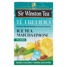 Sir Winston Tea Tè Freddo Ice Tea Matcha Limone 18 x 2,5 g