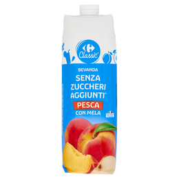 Carrefour Classic Bevanda Senza Zuccheri Aggiunti* Pesca con Mela 1 L