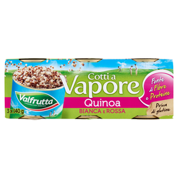 Valfrutta Cotti a Vapore Quinoa Bianca e Rossa 3 x 140 g