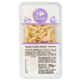 Carrefour Classic Mandorle pelate affettate 30 g
