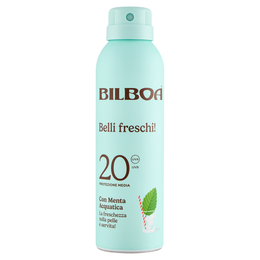 Bilboa Belli freschi! 20 Protezione Media con Menta Acquatica 150 ml