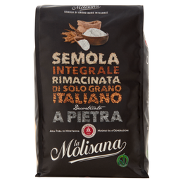 la Molisana Semola Integrale Rimacinata Grano Decorticato a Pietra 1000 g