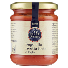 Terre d'Italia Sugo di Puglia alla ricotta forte 180 g