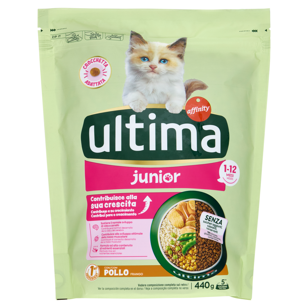 ultima Cat Junior 1-12 Mesi con Pollo 440 g