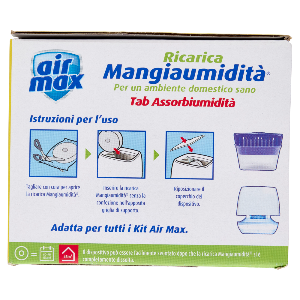 air max Mangiaumidità Ricarica Tab Fragranza Lavanda 4 x 450 g
