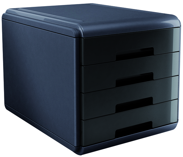ARDA Cassettiera MyDesk 4 Cassetti My Desk Nero