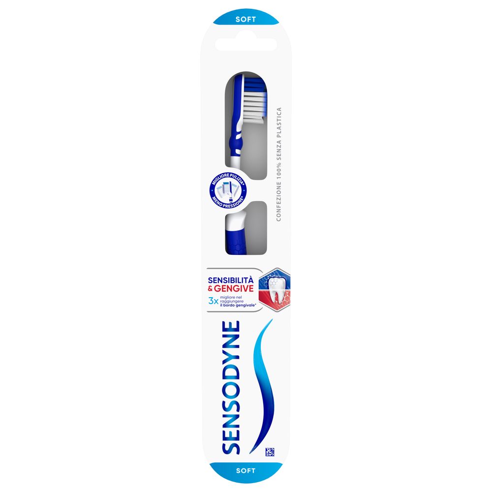 Sensodyne Sensibilità e Gengive, Spazzolino Denti e Gengive Sensibili, Soft