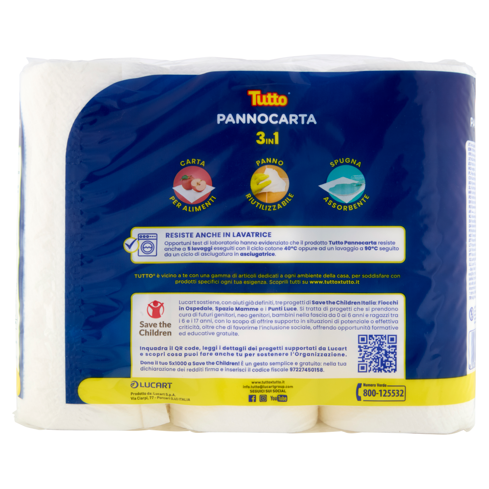 Tutto Pannocarta 3in1 3 pz