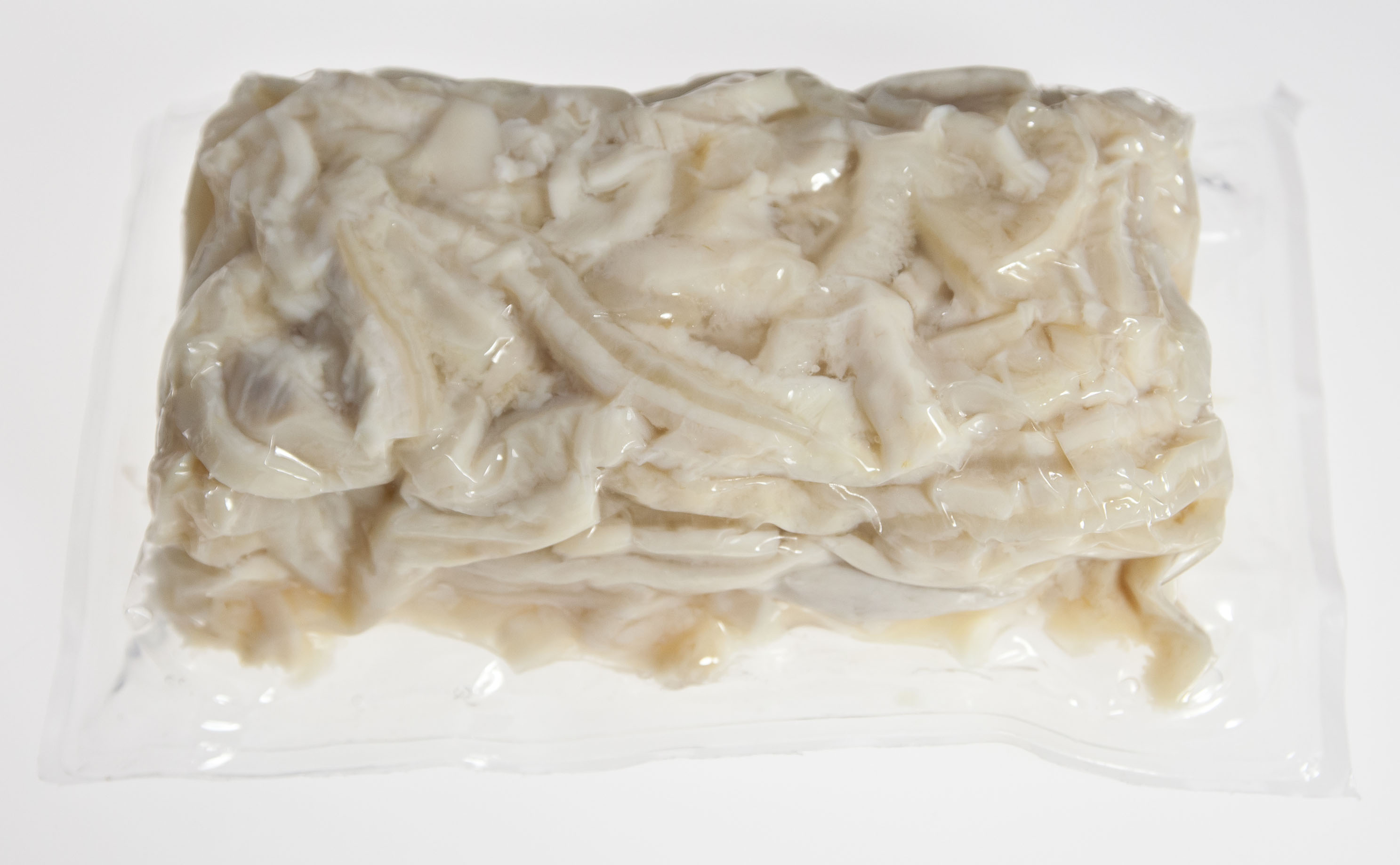 Trippa bovina cotta e tagliata