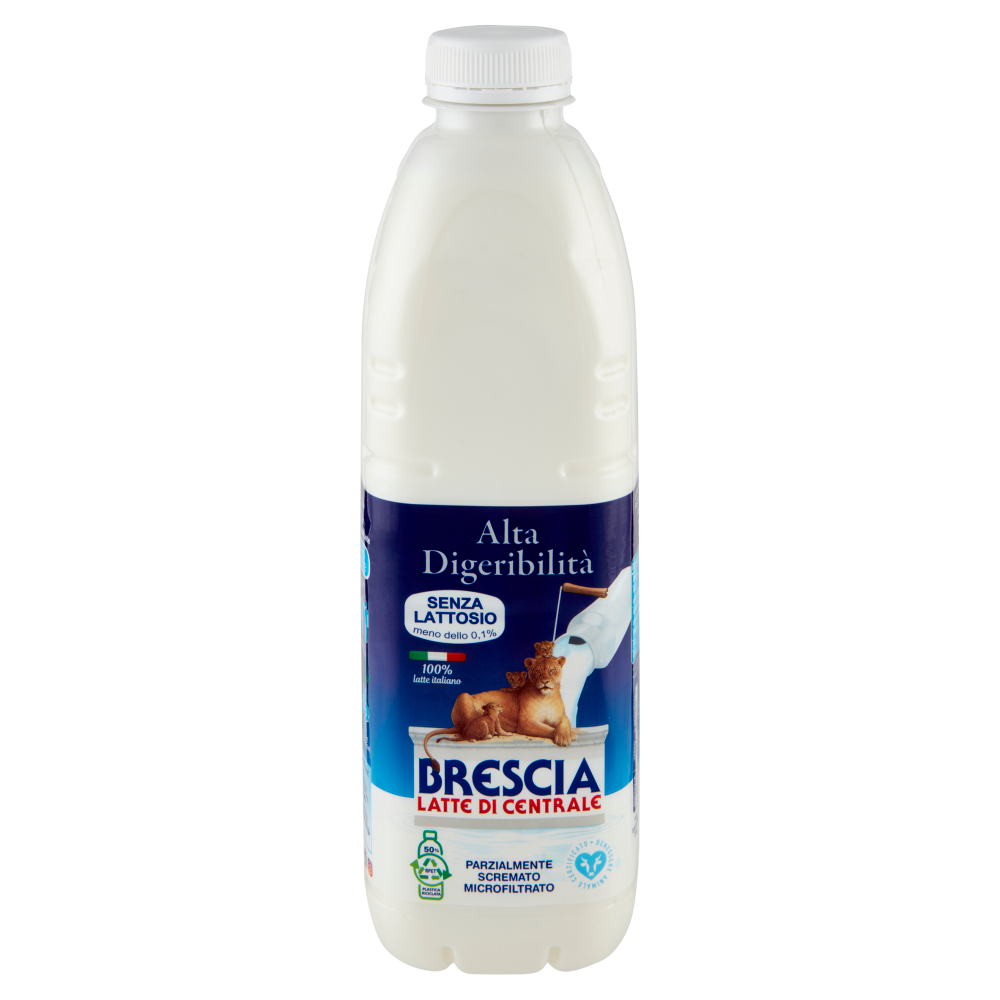Brescia Latte di Centrale Alta Digeribilit&agrave; Parzialmente Scremato Microfiltrato 1000 ml