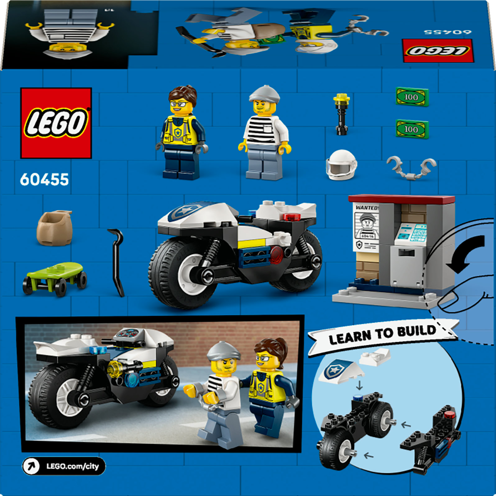 LEGO City Inseguimento della moto della Polizia