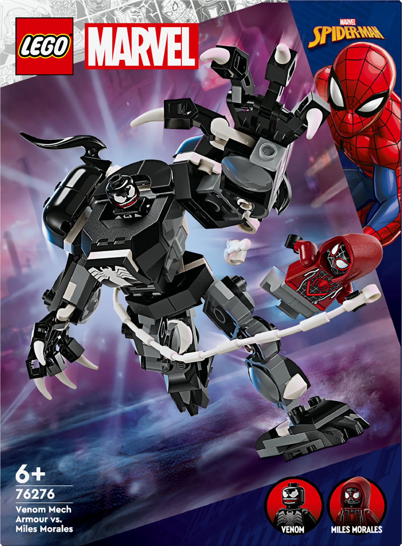 LEGO Mech di Venom vs. Miles Morales