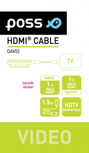 Carrefour Cavo HDMI Video 1.5 m Nero