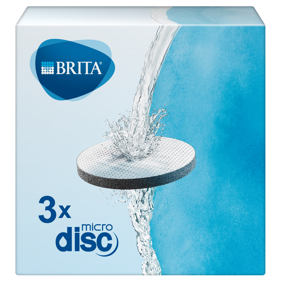 BRITA Micro riempimento del disco e passare ad alte prestazioni filtro acqua Dischi Confezione da 3 