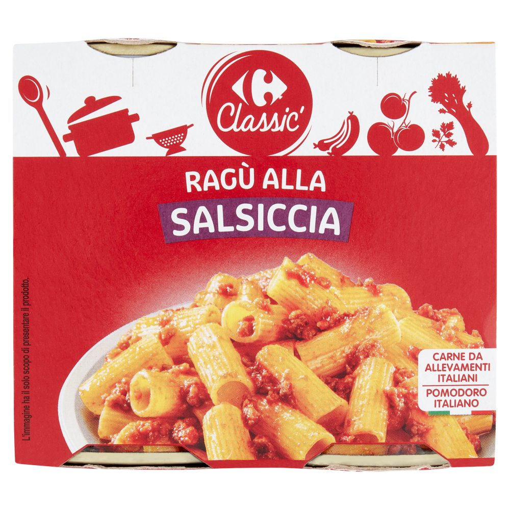 Carrefour Classic Ragù alla Salsiccia 2 x 180 g