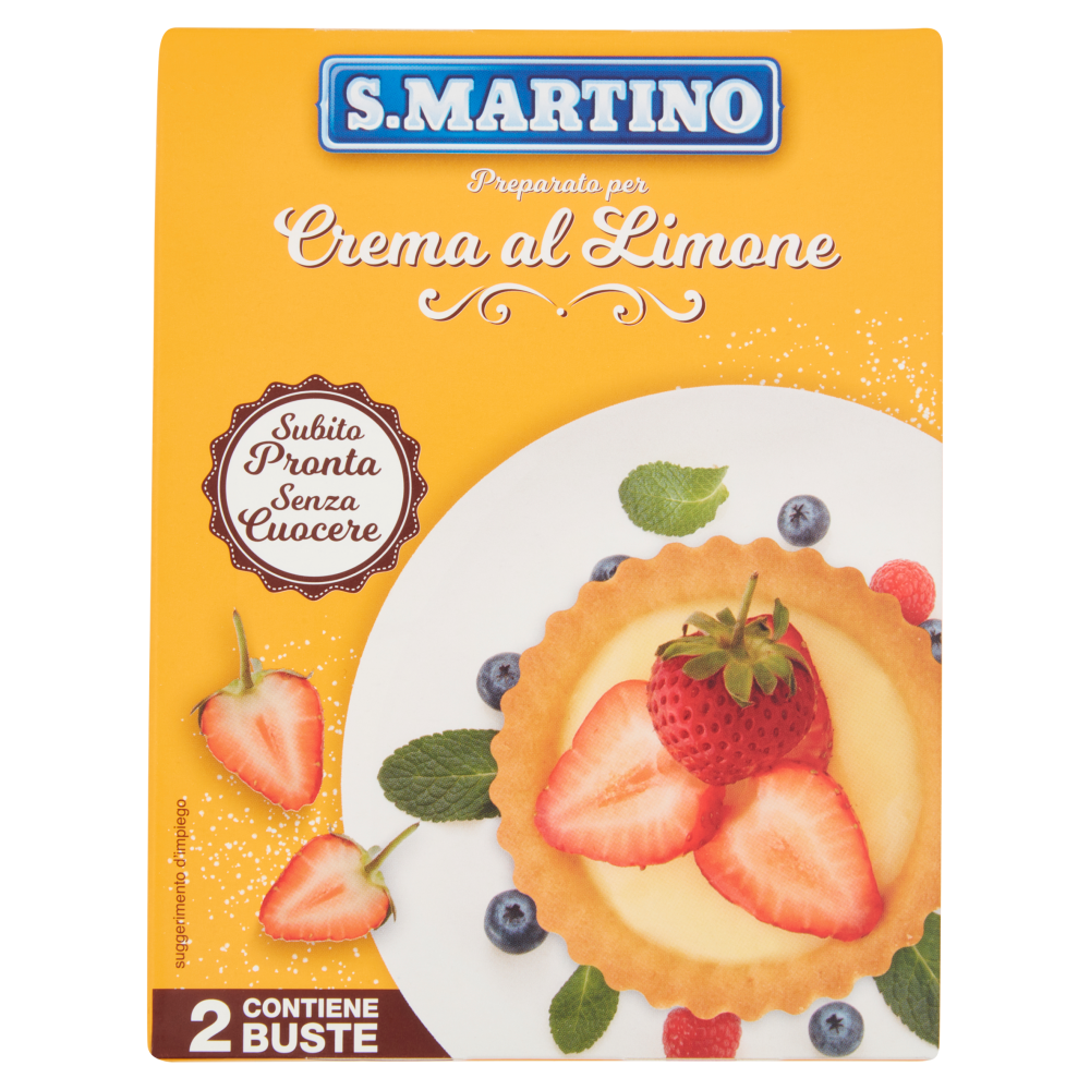 S.Martino Preparato per Crema al Limone 2 Buste 140 g