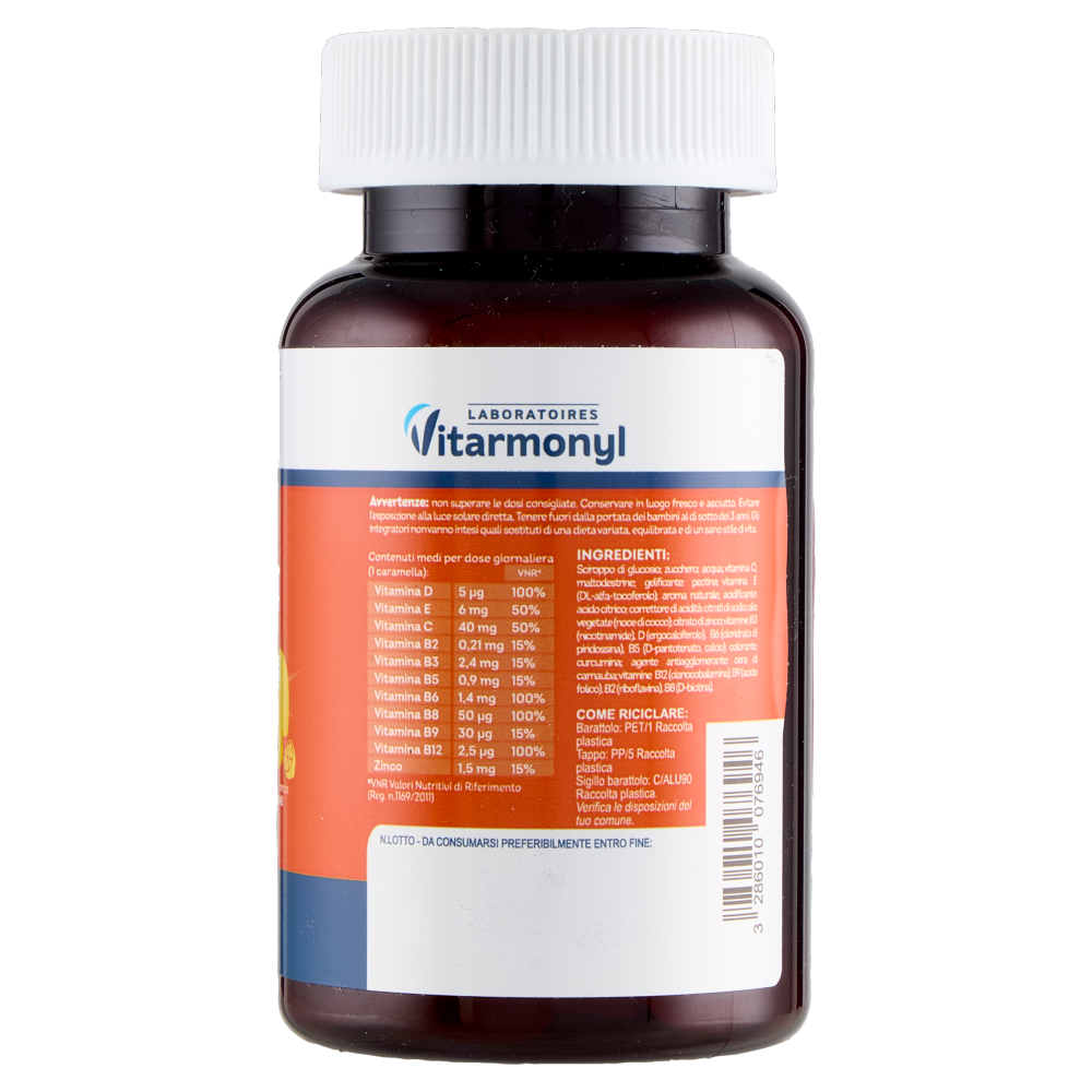 Laboratoires Vitarmonyl Gummies Multivitamine Ricarica 30 Gummies 75 g