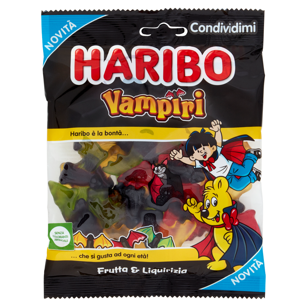 Haribo Vampiri Frutta & Liquirizia 160 g