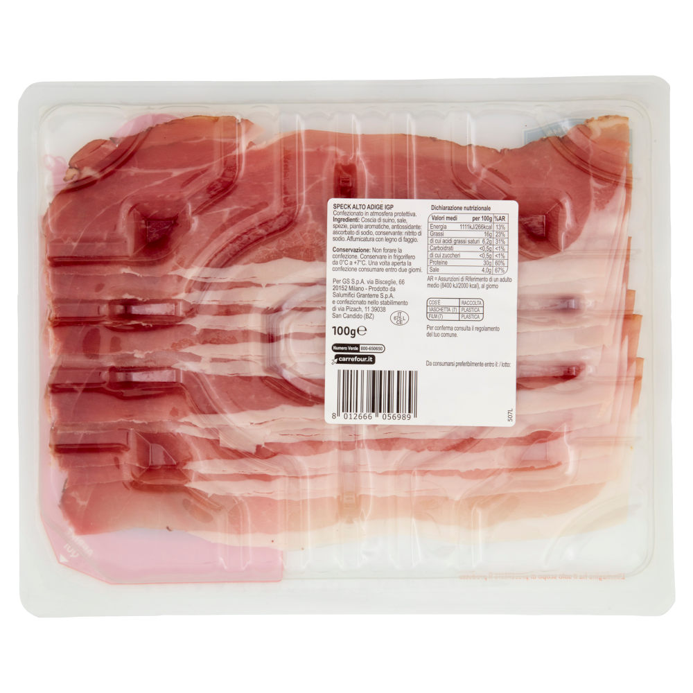 Carrefour Classic Speck Alto Adige IGP 100 g