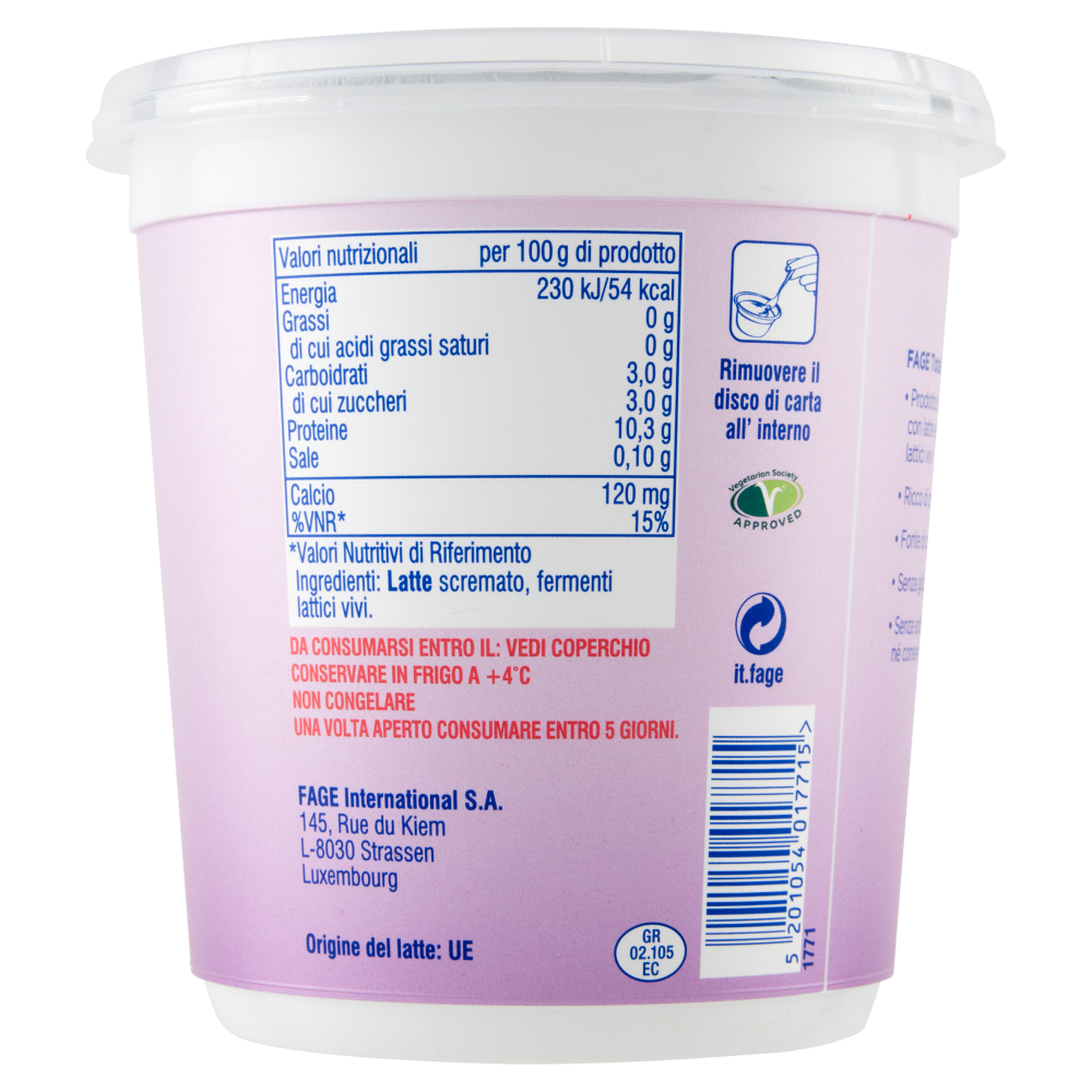 Fage Total 0% Grassi 950 g