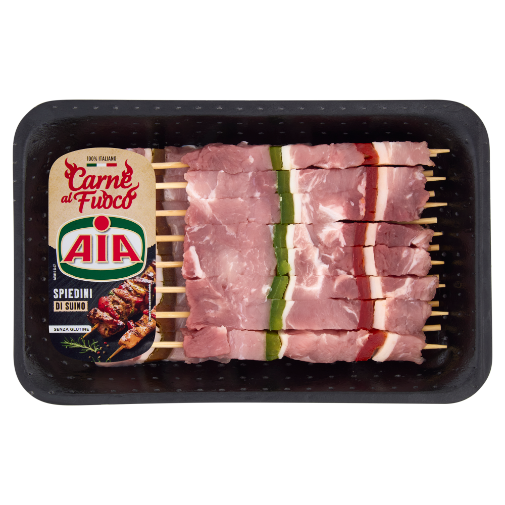 Aia Carne al Fuoco Spiedini di Suino 0,400 kg