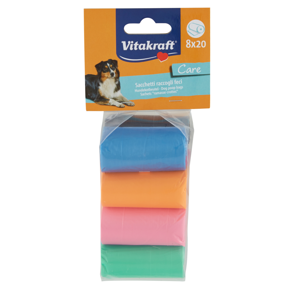 Vitakraft Care Sacchetti raccogli feci 8 x 20 pz