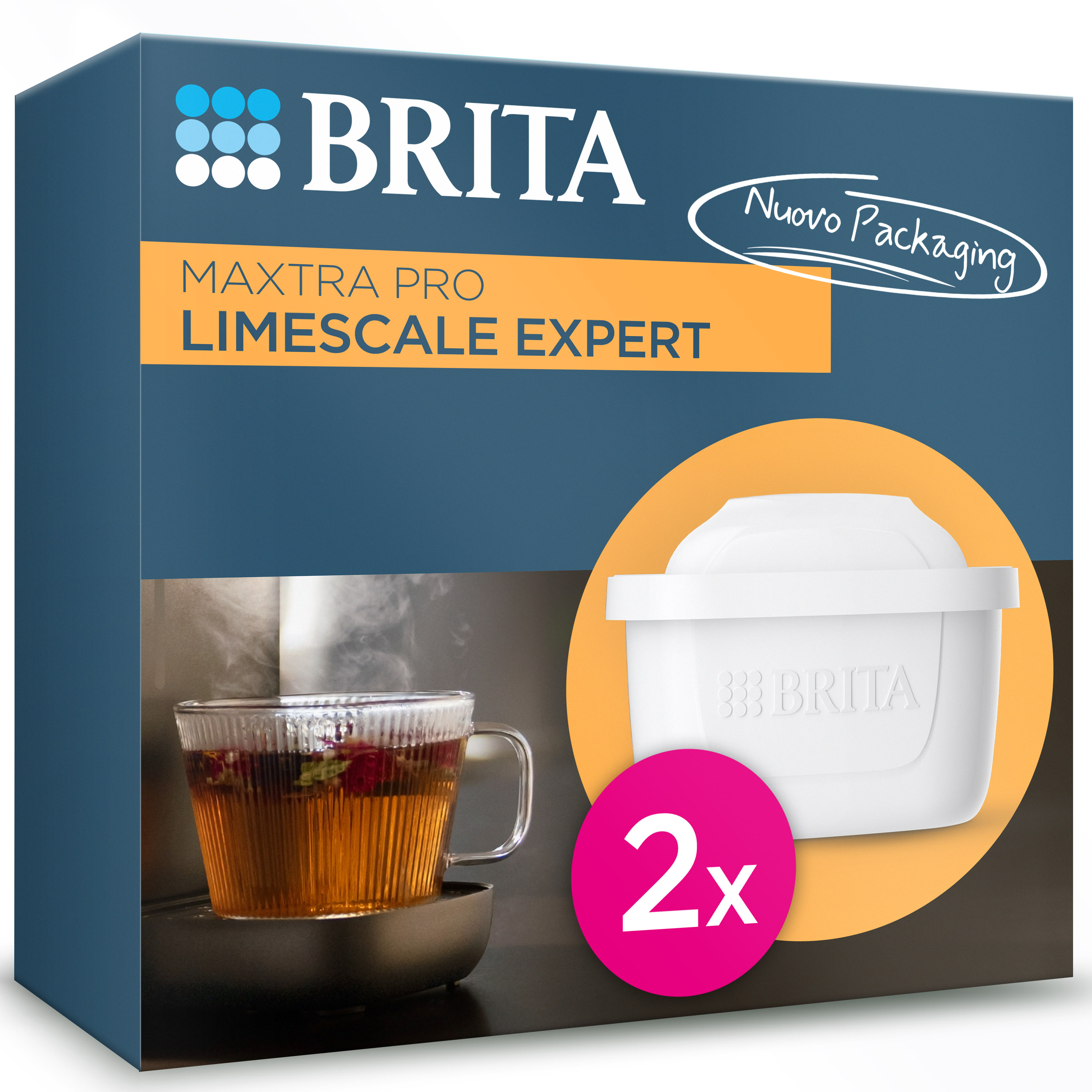 Brita Maxtra Pro Limescale Expert Ricambio filtro per acqua 2 pz