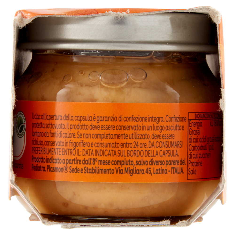 Plasmon Omogeneizzato Fagioli con carote 2 x 80 g