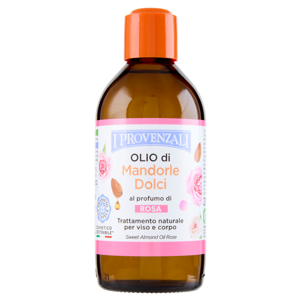 I Provenzali Olio di Mandorle Dolci al profumo di Rosa 200 mL