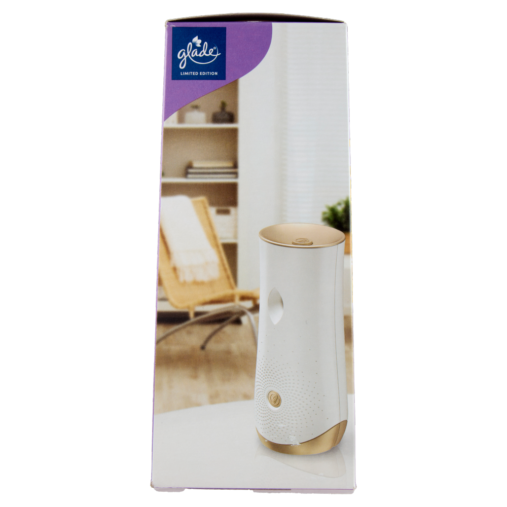 Glade® Automatic Spray Base, Profumatore per Ambienti, Fragranza Blooming Flowers Mimosa 269 ml