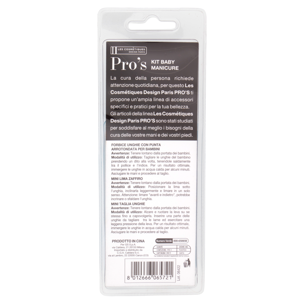Les Cosmétiques Design Paris Pro's Kit Baby Manicure