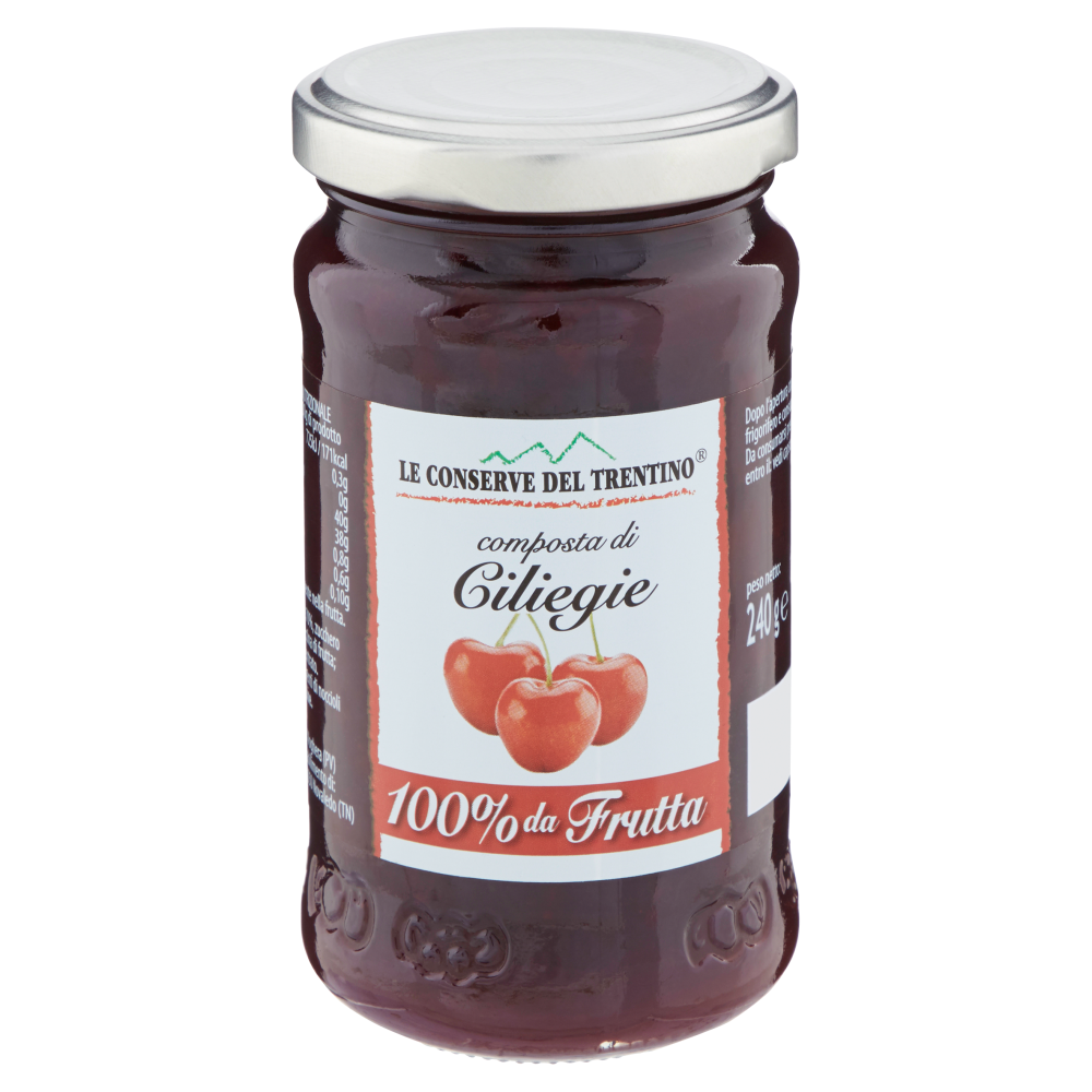 Le Conserve del Trentino composta di Ciliegie 100% da Frutta 240 g