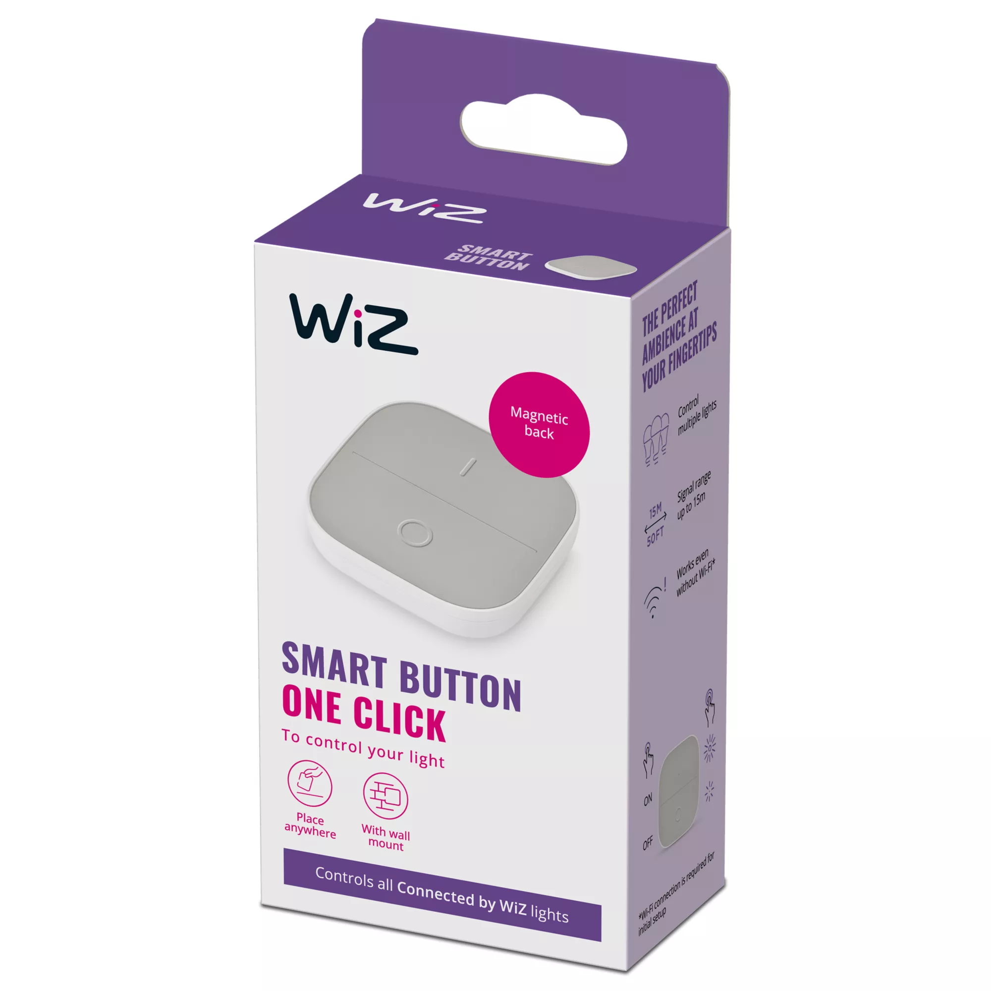 WiZ Portable button