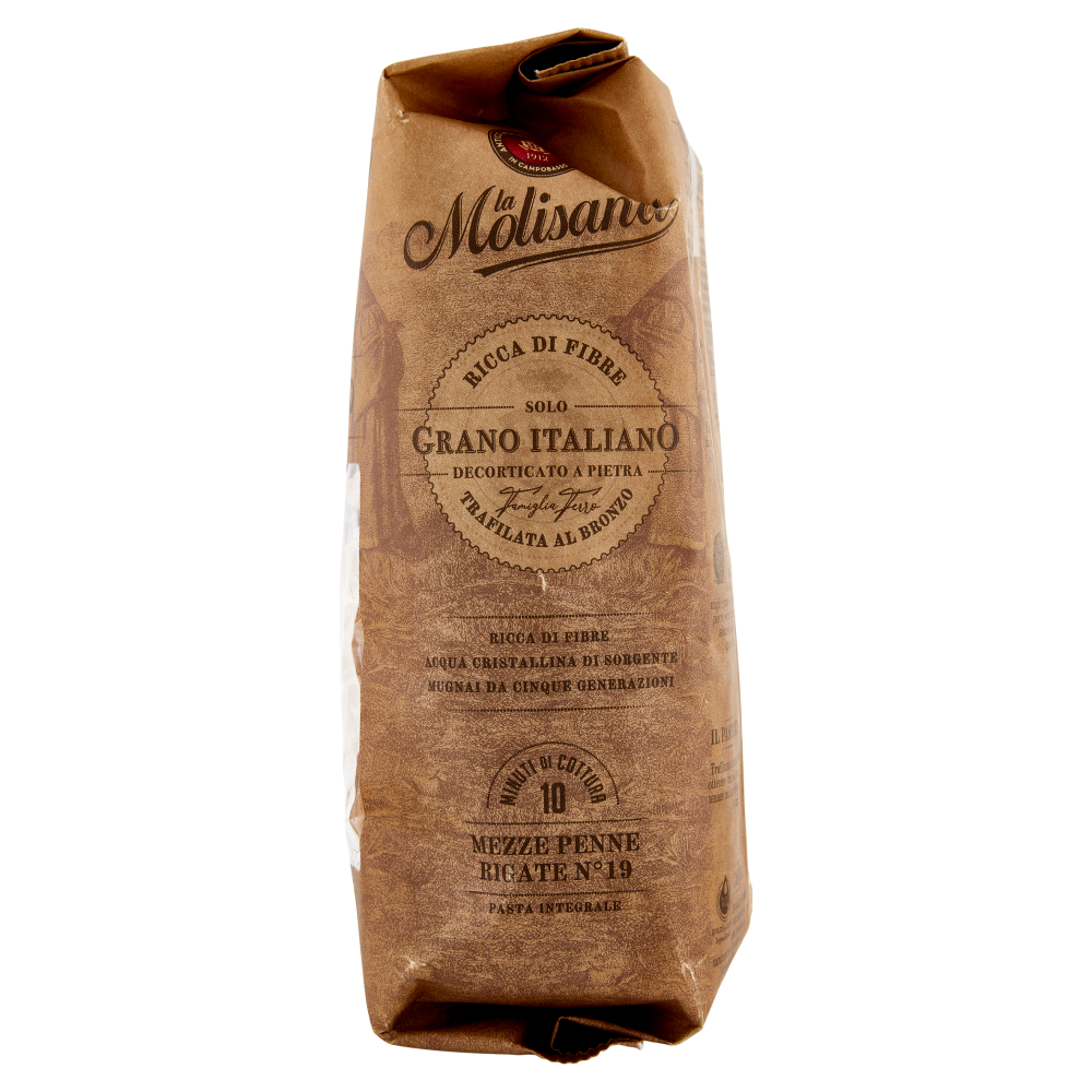 La Molisana integrale 19 Mezze Penne Rigate 500 g