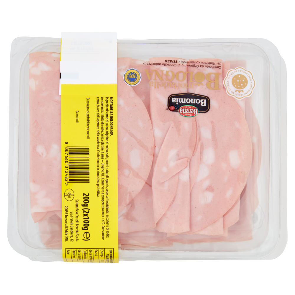 Fratelli Beretta Mortadella Bologna IGP 2 x 100 g