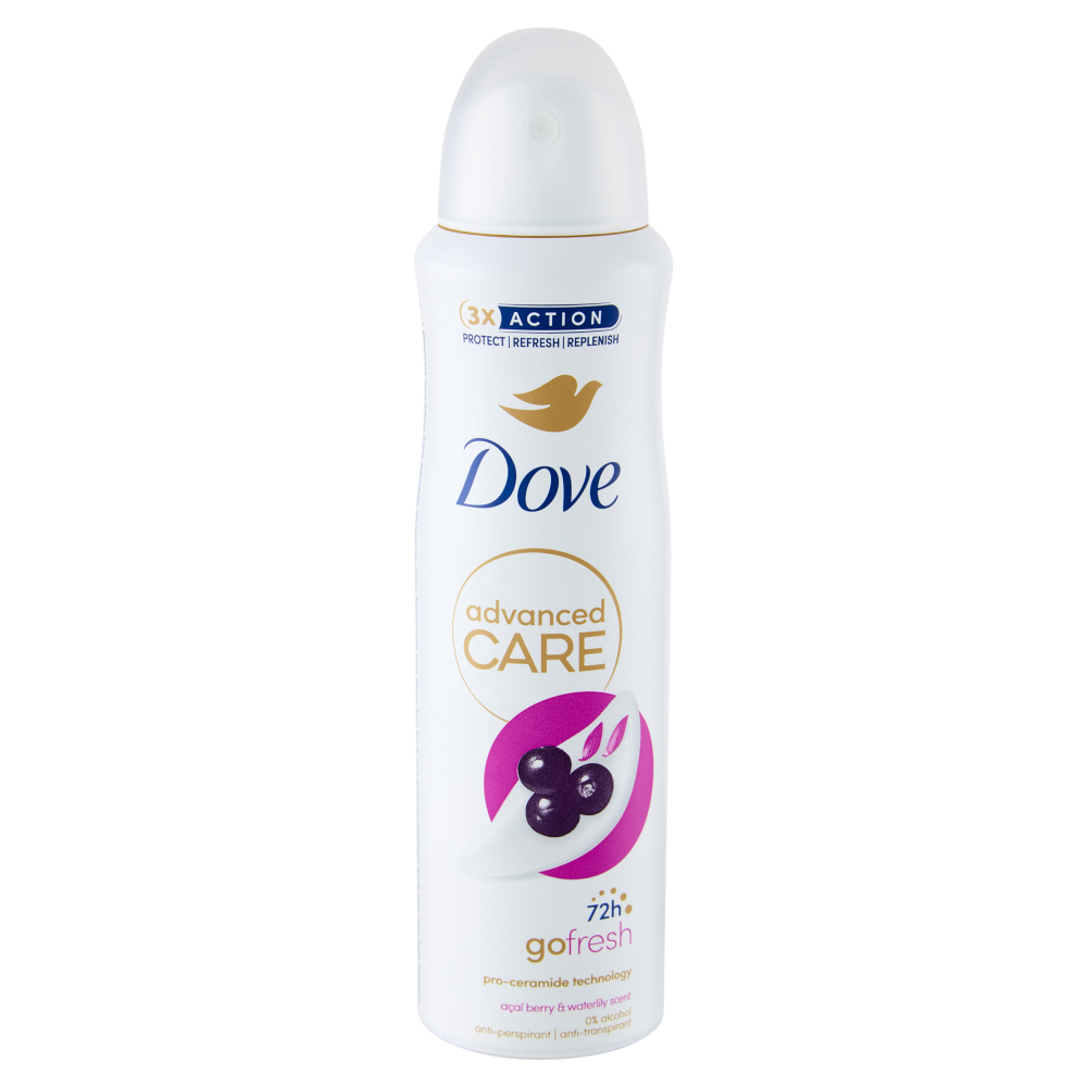 Dove advance Care go fresh acai berry & waterlily scent anti-perspirant 150 ml