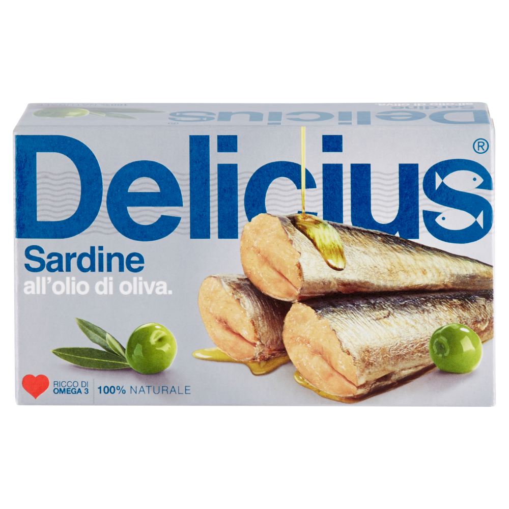 Delicius Sardine all'olio di oliva 120 g