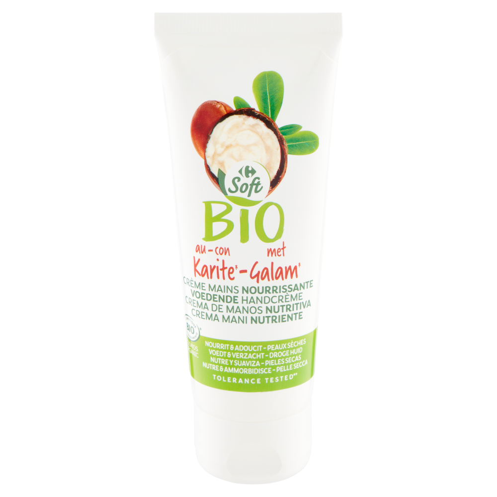 Carrefour Bio Soft Crema Mani Nutriente con Karite* 75 ml