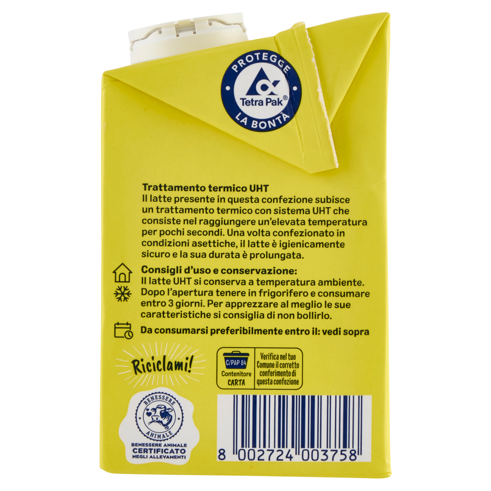 Arborea Latte Intero UHT a Lunga Conservazione 500 ml