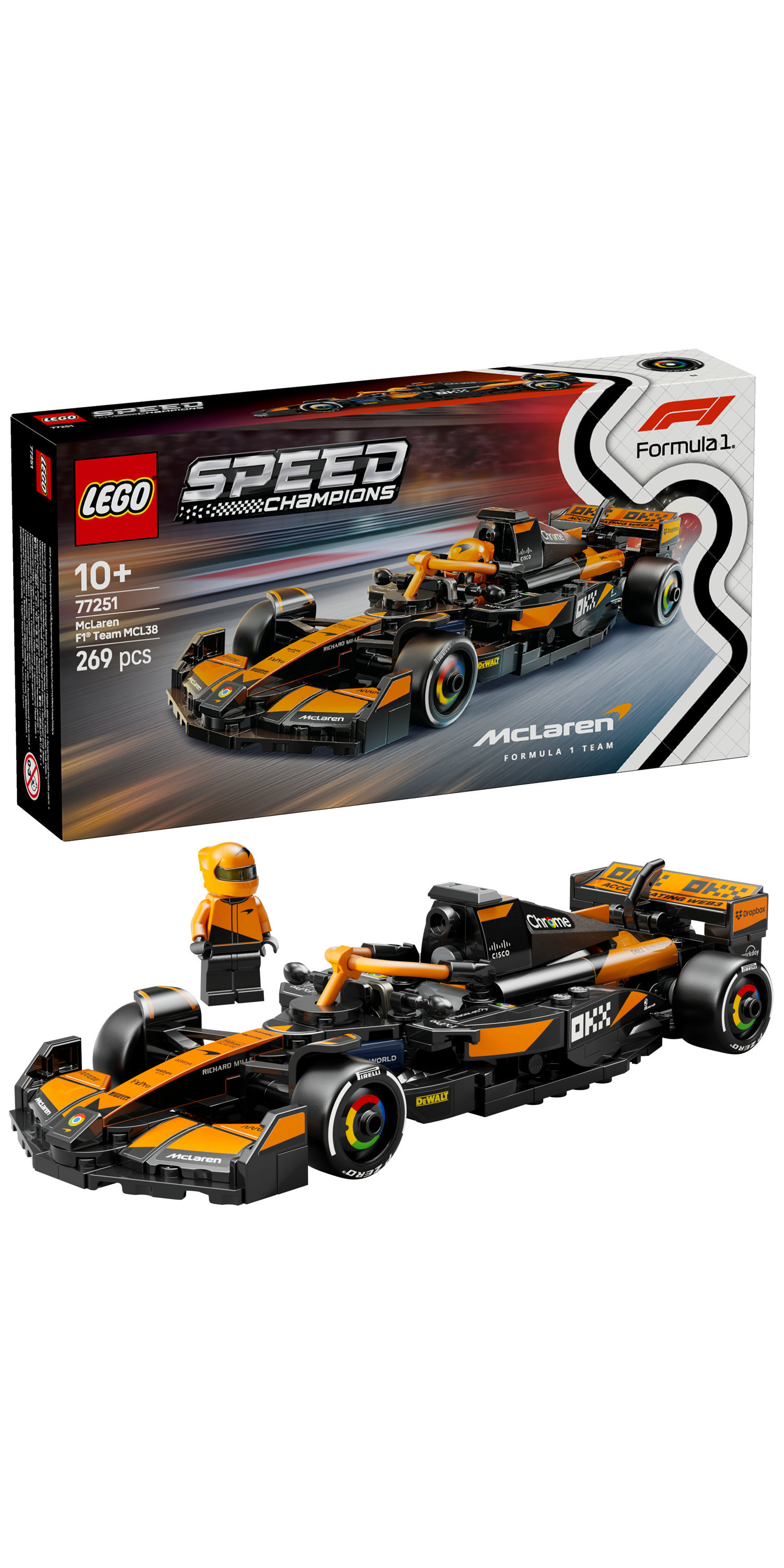 LEGO Speed Champions Auto da corsa McLaren F1® Team MCL38