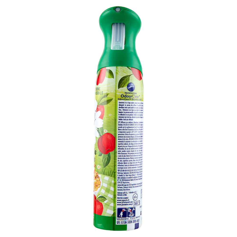 Ambi Pur Profumatore per Ambienti Deodorante Spray, Crumble di Mele 185 ml