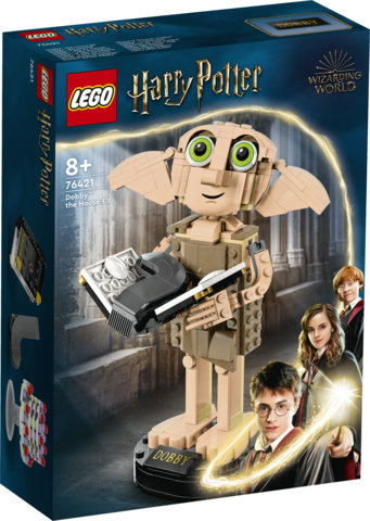 LEGO Harry Potter 76421 Dobby l'Elfo Domestico, Modello Snodabile di Personaggio Iconico, Gioco da Collezione, Regalo 8+ Anni
