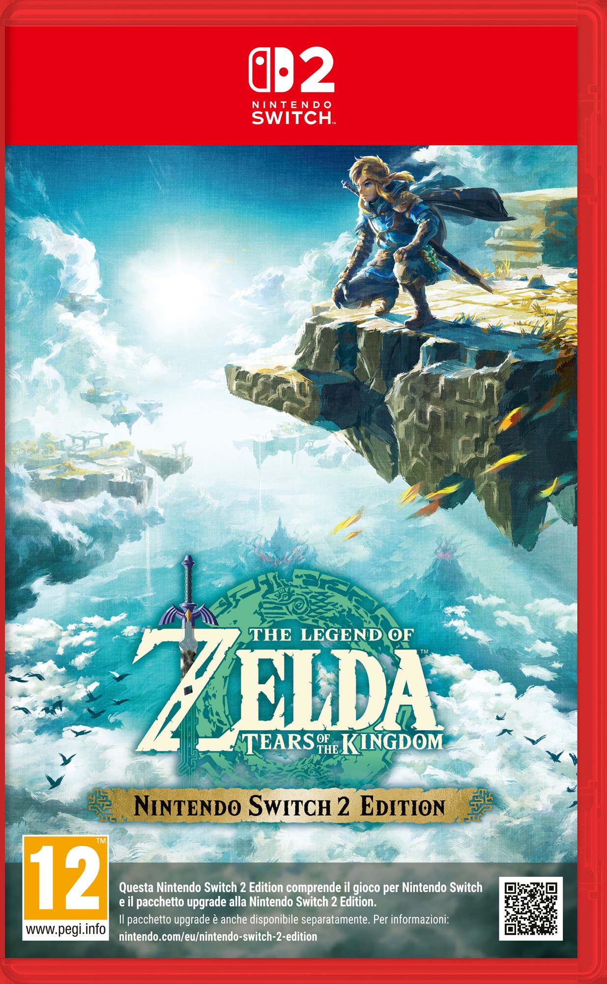 Nintendo The Legend Of Zelda: Tears Of The Kingdom - Switch 2 Edition Edizione Nintendo Switch 2 Tedesca, Inglese, ESP, Francese, ITA, Giapponese, Coreano, Russo Nintendo Switch 2