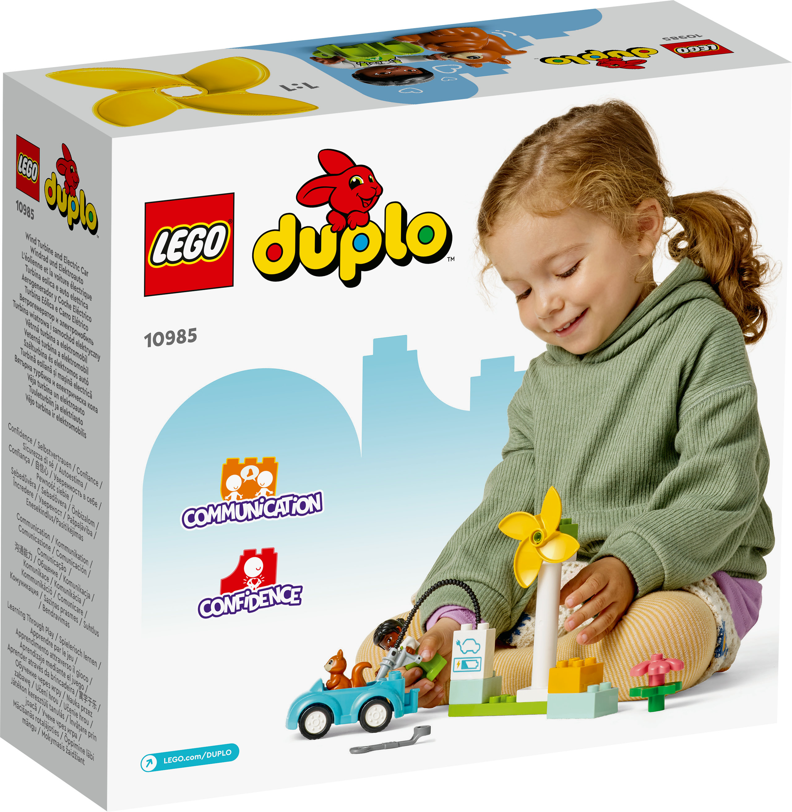 LEGO DUPLO Turbina eolica e auto elettrica