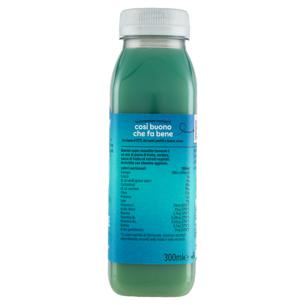 innocent super smoothie Energia* Tropicale Guava - Ananas - Mela - Spirulina Blu 300 ml