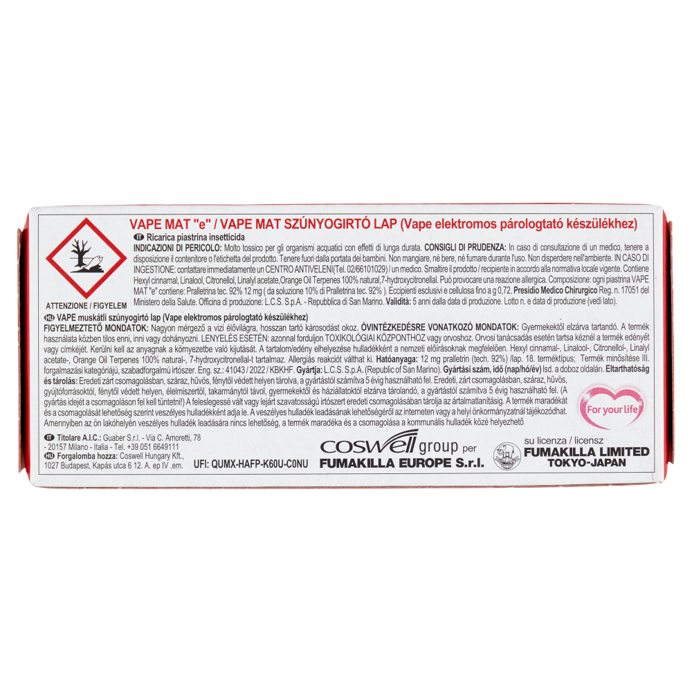 VAPE Piastrine Classic 30 pz