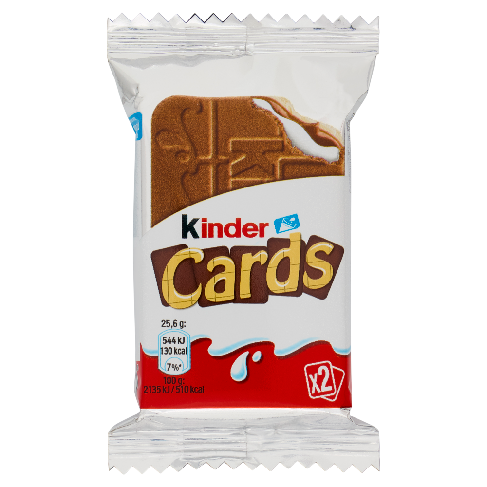Kinder Cards 2 pezzi 25,6 g