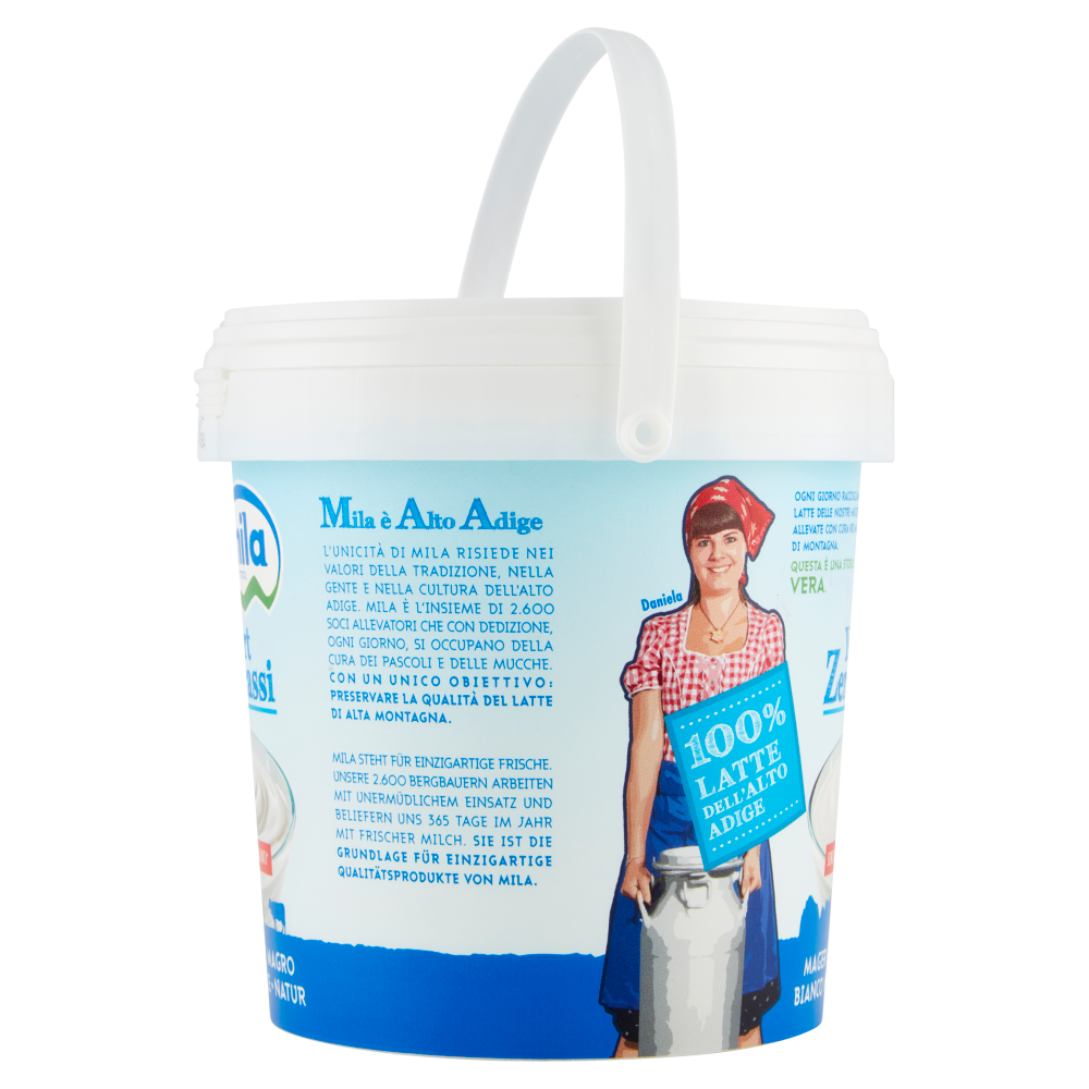 mila Yogurt Zero grassi Yogurt Magro Bianco Naturale 1000 g